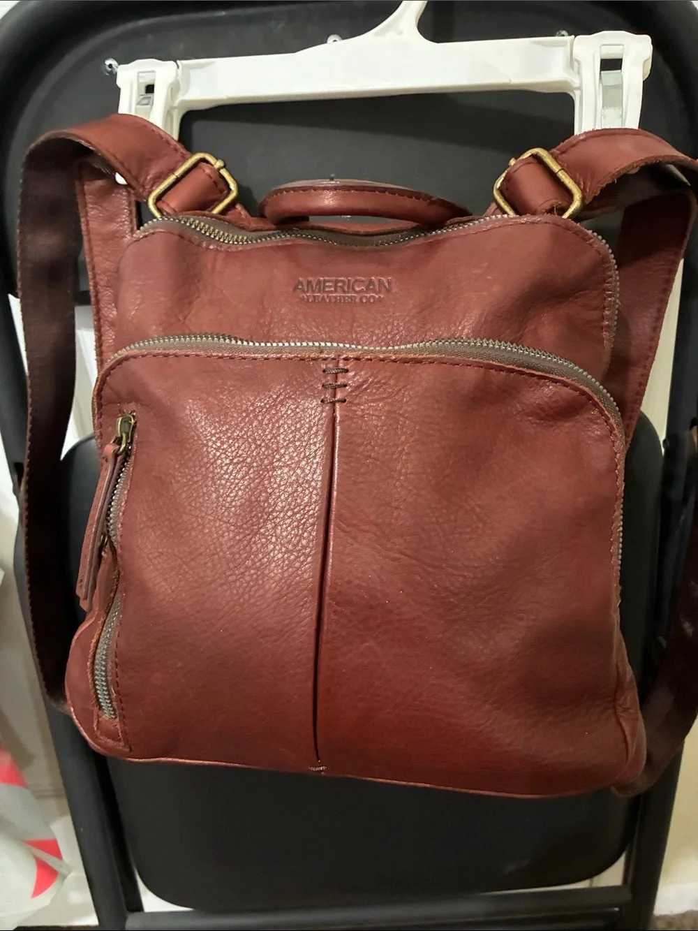 Chestnut Leather Backpack